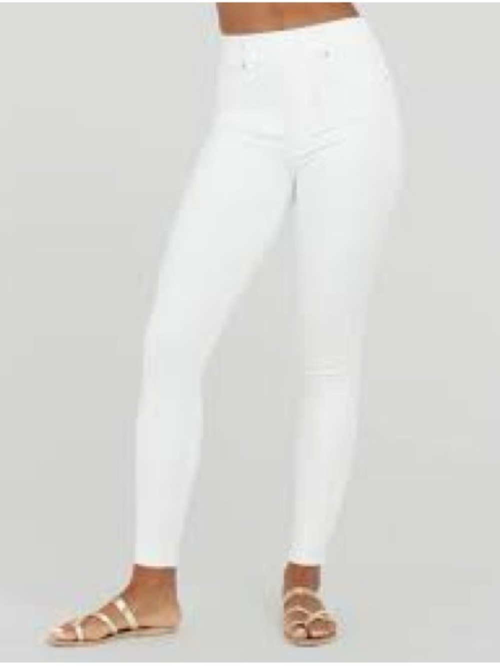 SPANX White Skinny Jeans